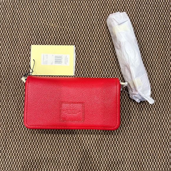 MARC JACOBS THE MINI LEATHER CROSSBODY TRUE RED - Picture 3 of 6